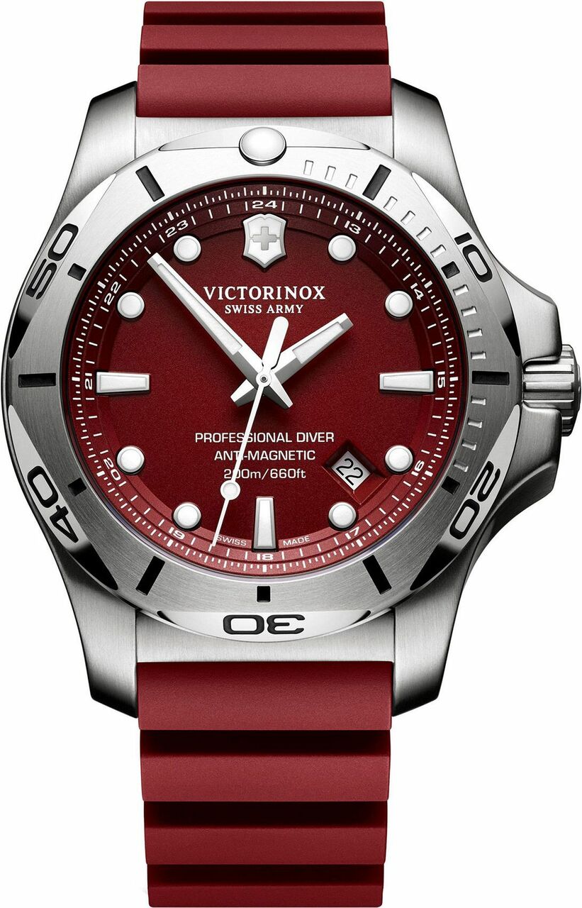 Victorinox I.N.O.X. Professional Diver Red Dial Rubber Mens  display picture 2
