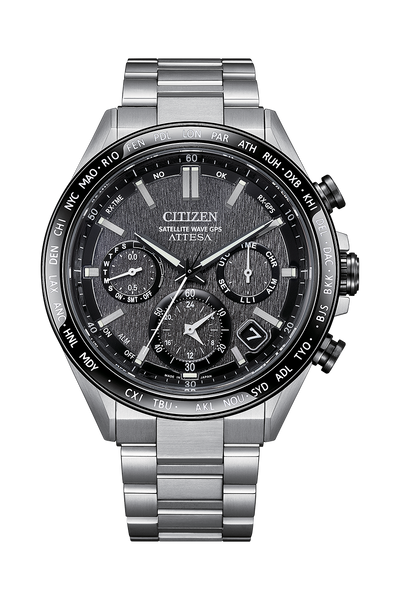 Citizen Attesa Satellite Eco-Drive Titanium Watch CC4058-67X