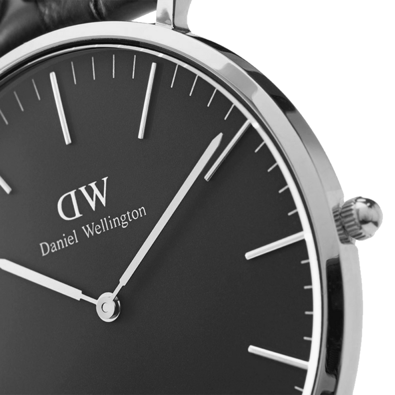 Daniel Wellington Classic 36mm Roselyn Black Dial Watch DW00100274