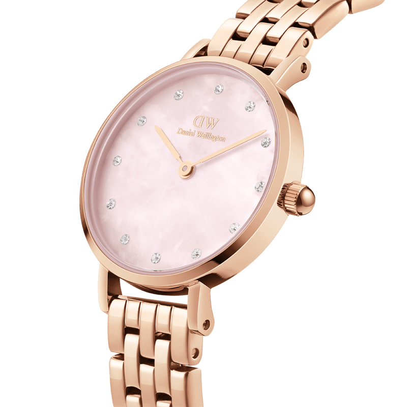 Daniel Wellington Petite 28mm Lumine 5-Link Melrose Watch DW00100617