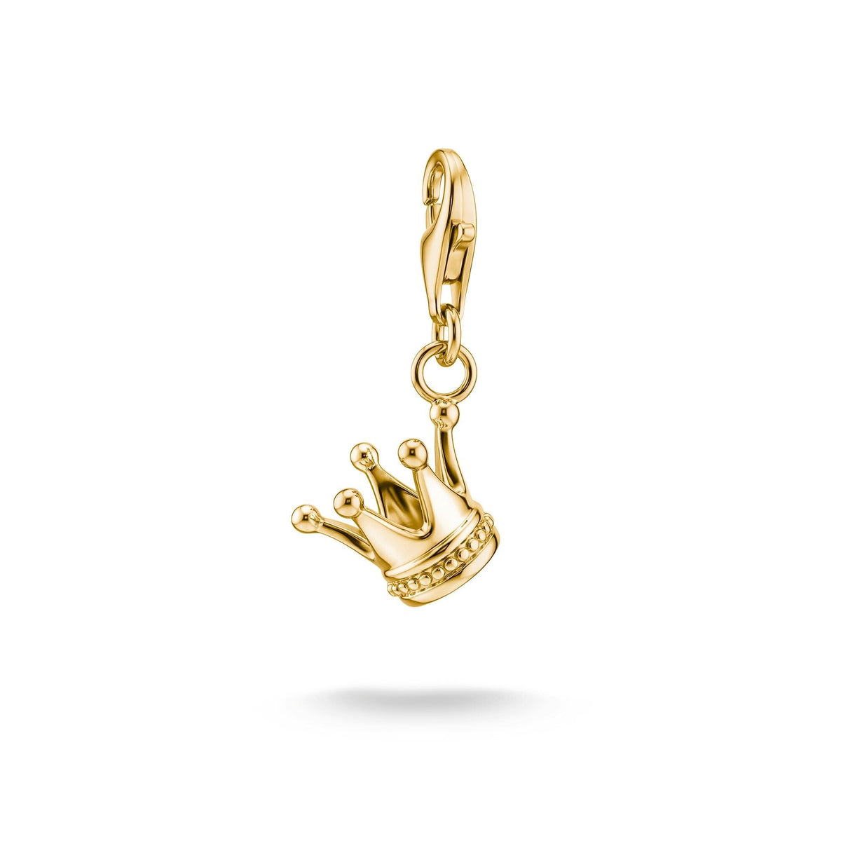 Thomas Sabo Gold-Plated Crown Charm CC887MY CC887MY front packshot