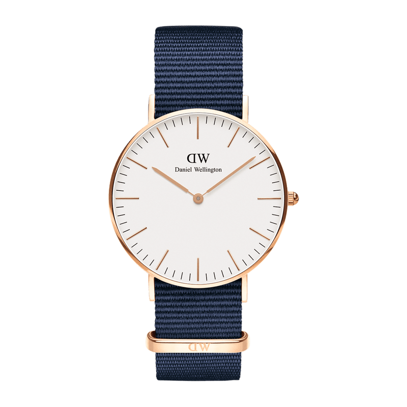 Daniel Wellington Classic 40mm Bayswate White Dial Watch DW00100275