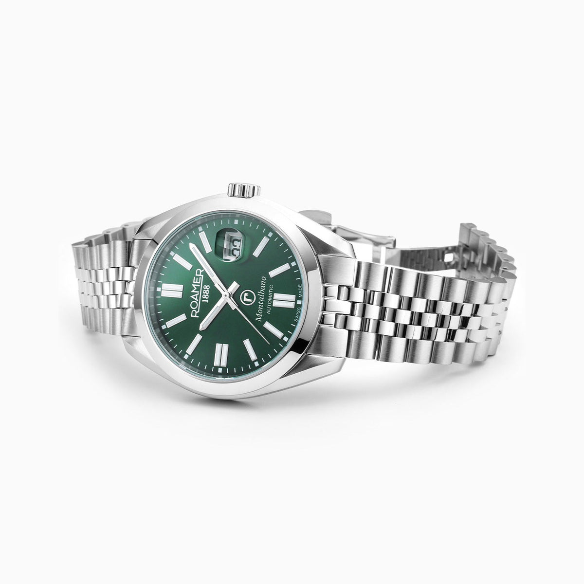 Roamer Montalbano Gents 41mm Green Dial Stainless Steel Strap Watch, alternate view