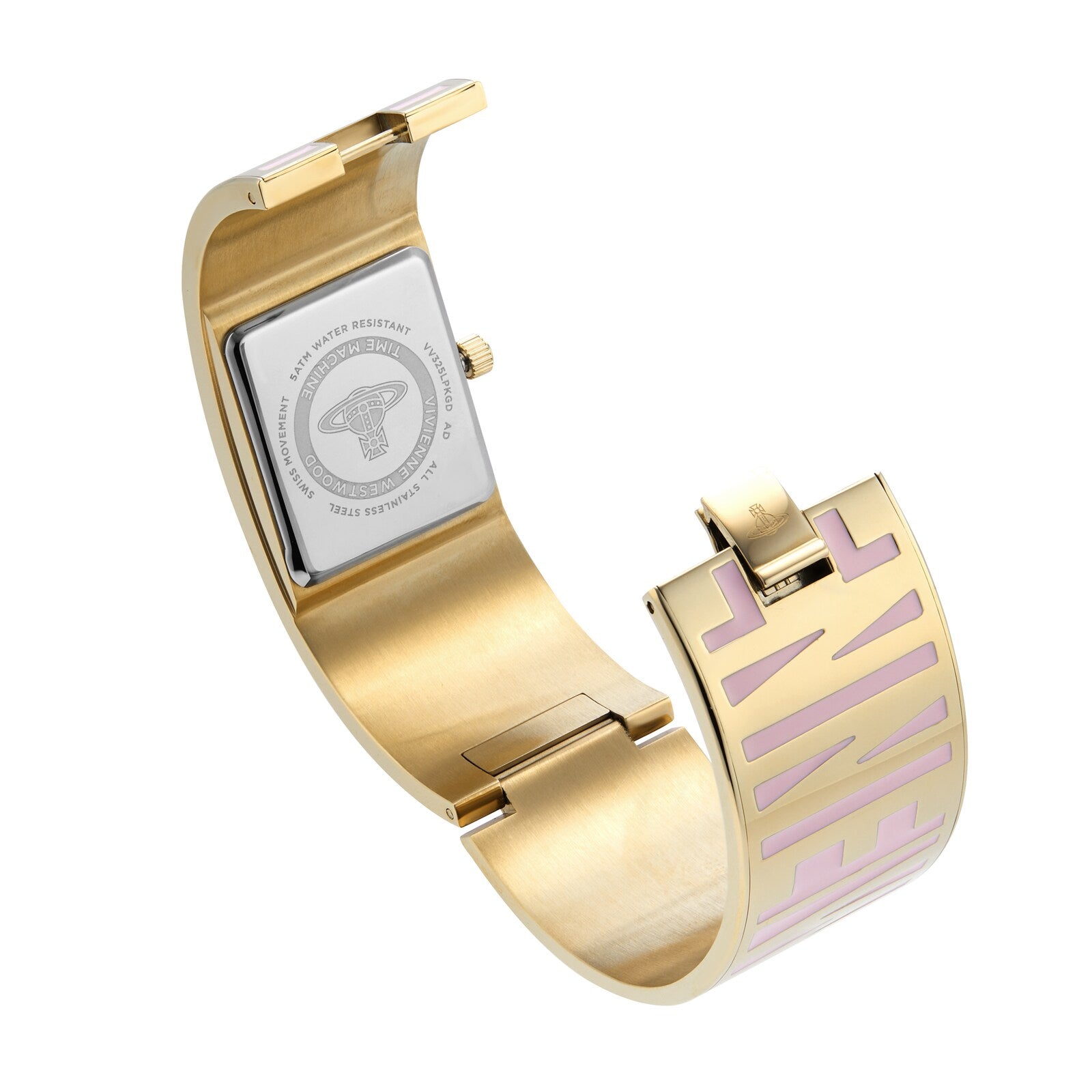 Vivienne Westwood Belvoir Pink Dial Bangle Women's Watch VV325LPKGD