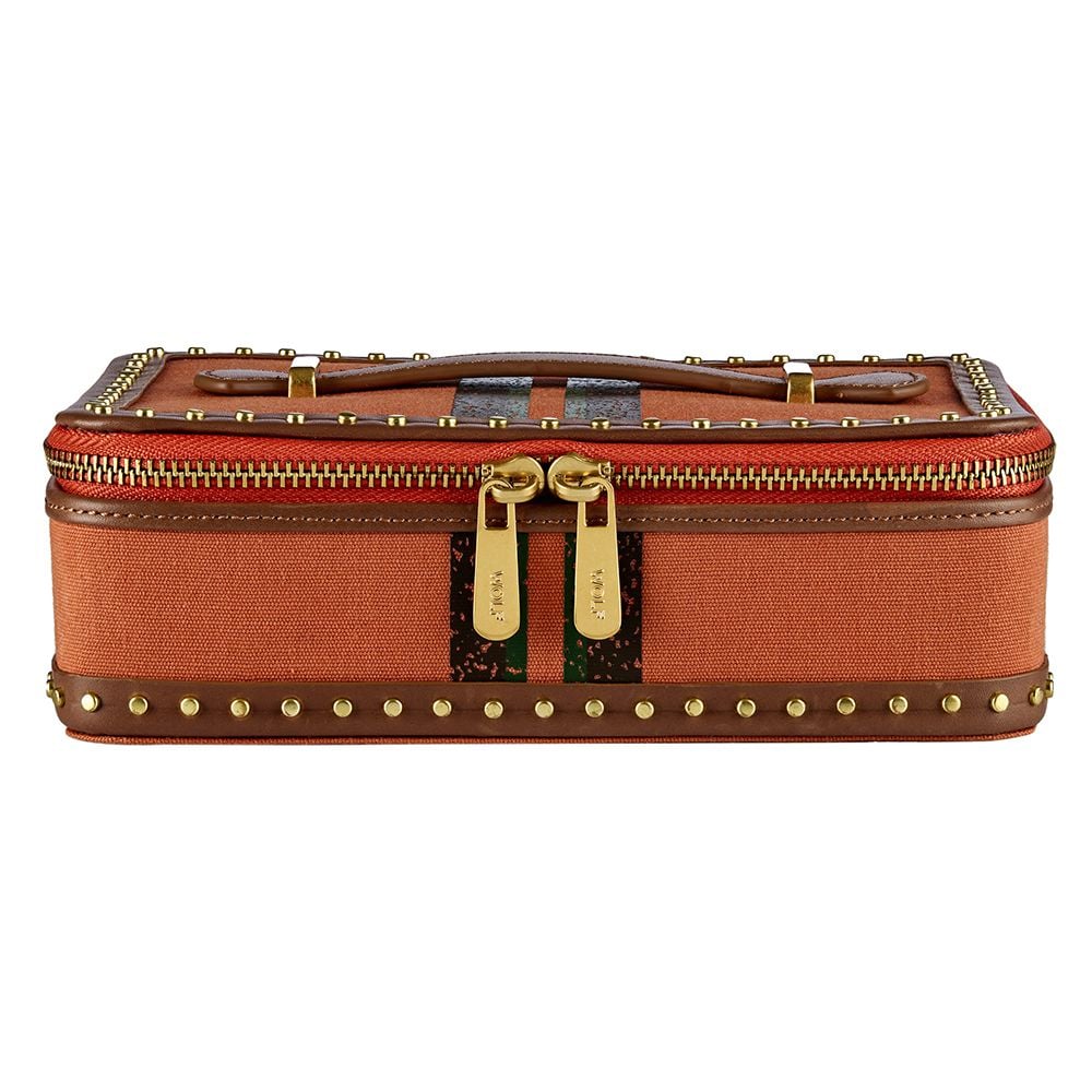 Ida Travel Zip Jewellery Case Orange 190045