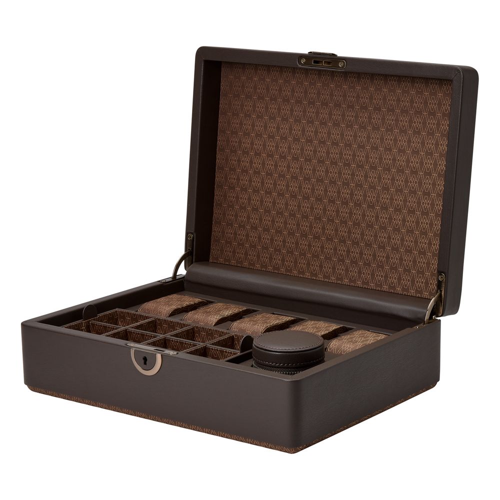Wolf Earth 5 Piece Watch Box with Storage