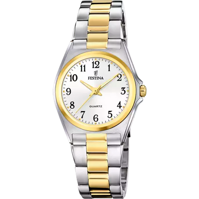 Festina Women's Elegance Stainless Steel Watch with White Dial F20556/1