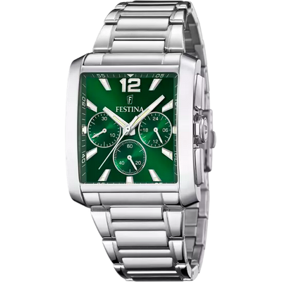 Festina Green Stainless Steel 316L Strap Men's Watch F20635/3