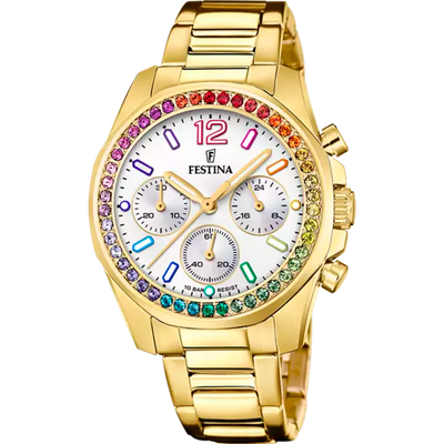 Festina White Dial Stainless Steel Strap Women's Watch F20609/2