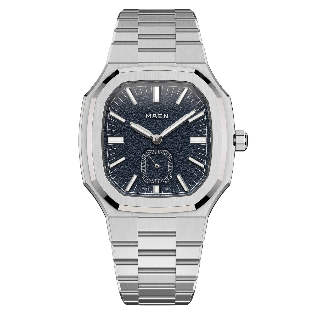 MAEN Manhattan 37 Ultra Thin Midnight Blue Manual Wind Movement Watch M2.2.1