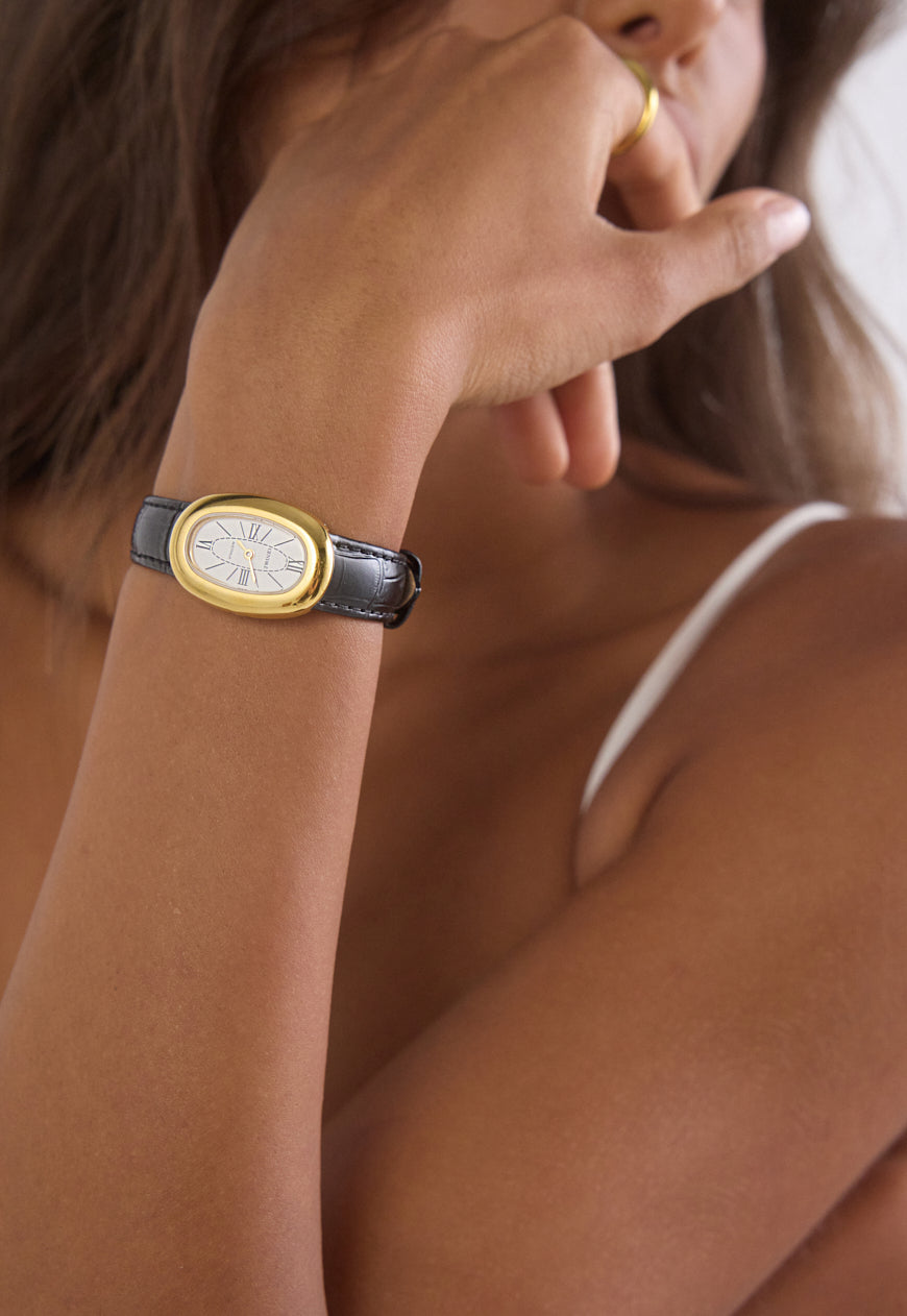 Cendré Bridgette White Dial 18K Gold Women's Watch — view 7