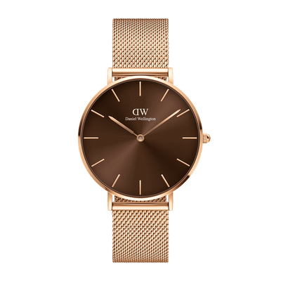 Daniel Wellington Petite Amber 36mm Brown Dial Watch DW00100478