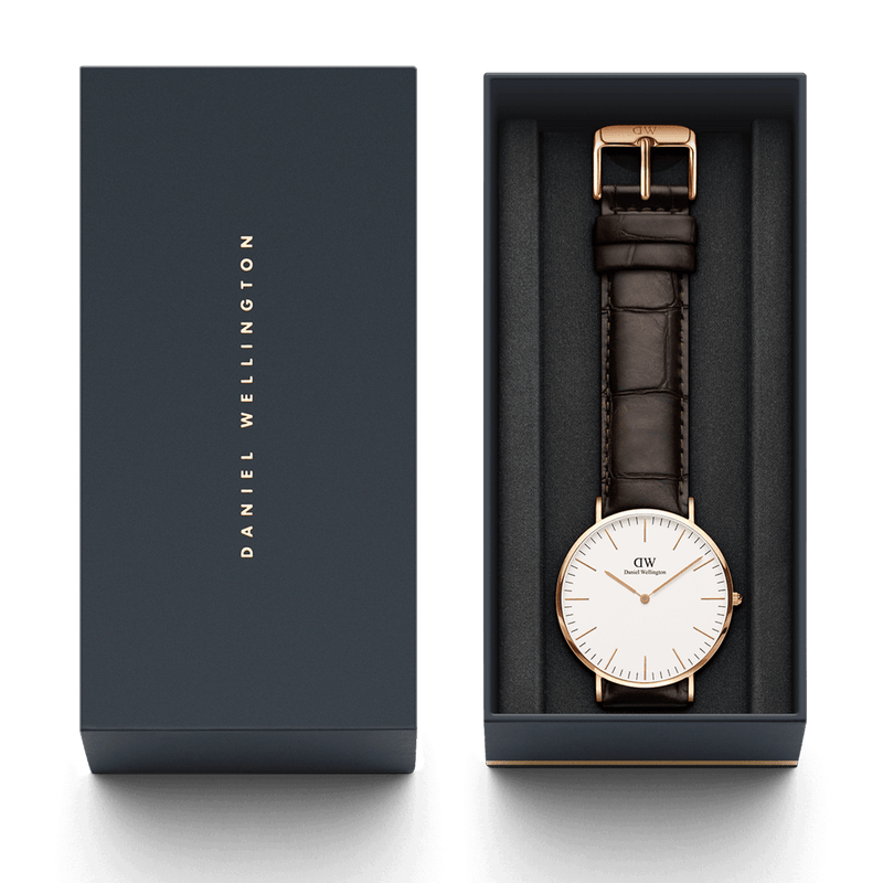 Daniel Wellington Classic 40mm York White Dial Watch DW00100011