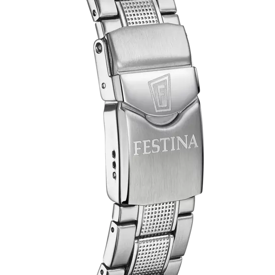 Festina Men's Sophisticated Black Originals Watch with Stainless Steel Bracelet F20669/6