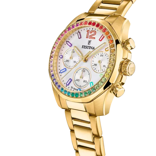 Festina White Dial Stainless Steel Strap Women's Watch F20609/2