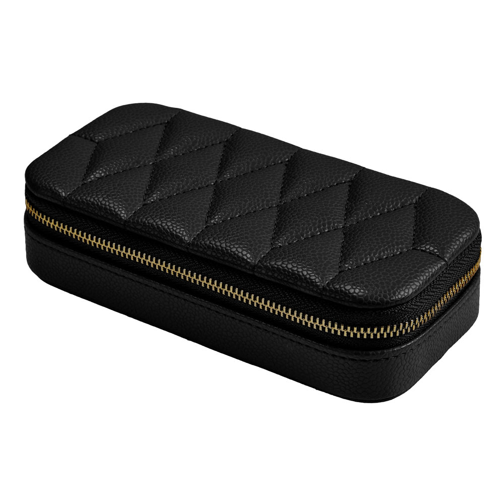 Wolf Lauren Large Jewellery Box in black recycled vegan leather — view 7