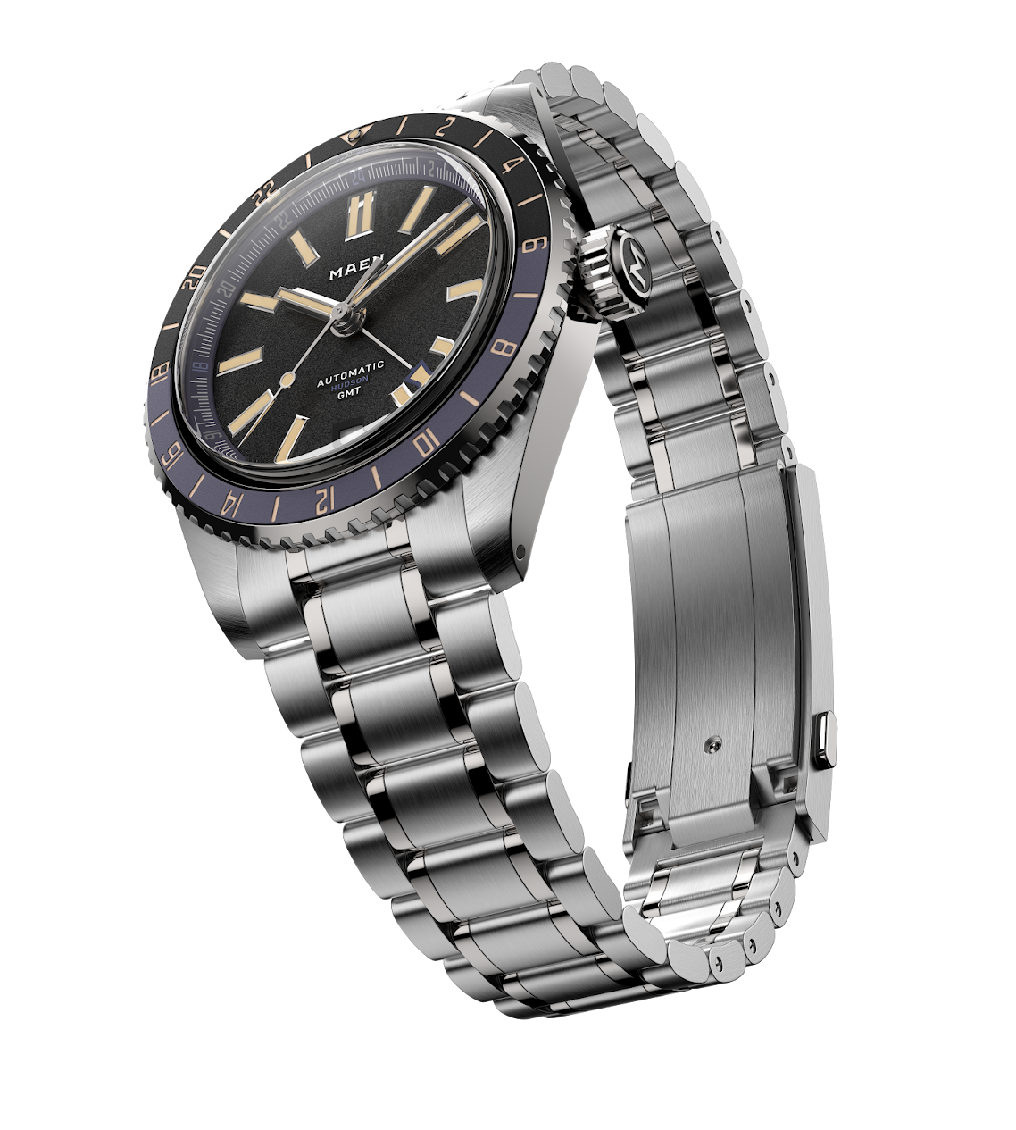 MAEN Hudson 38 GMT MKII Blue Dial Automatic Watch M1.3.5