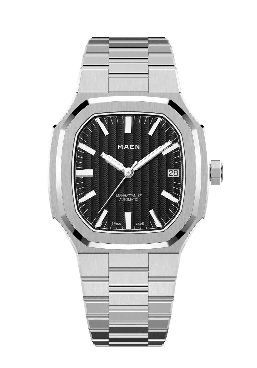 MAEN Manhattan 37 Black Dial Date Display Automatic Watch M2.1.7