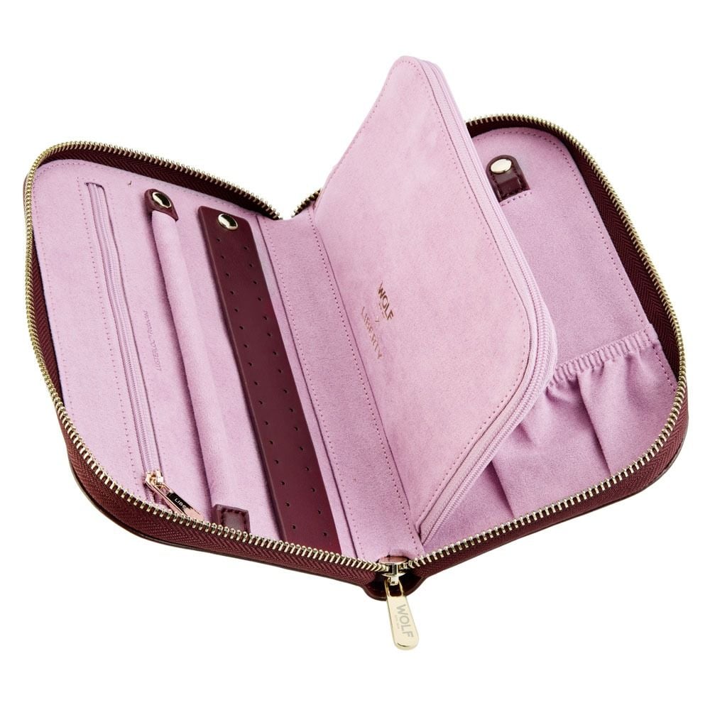 Wolf Liberty Travel Portfolio Burgundy 381427
