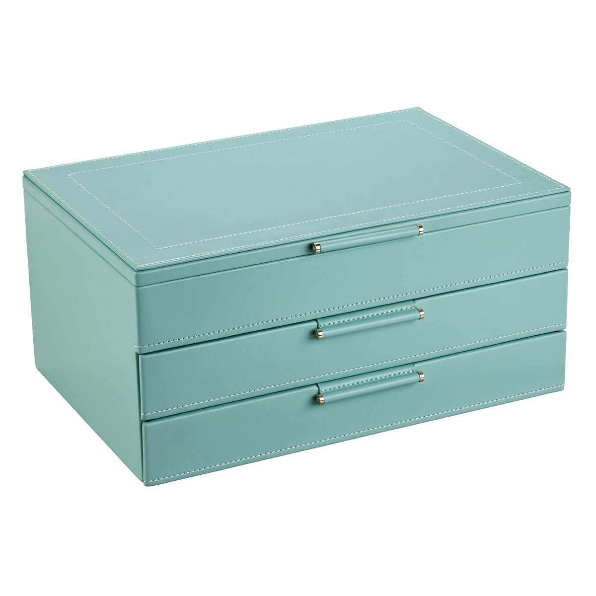 Wolf Sophia Jewellery Box with Drawers Jade Fruit Botanical
