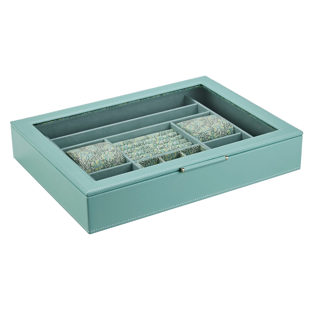 Wolf Sophia Jewellery Box with Window Jade Fruit Botanical