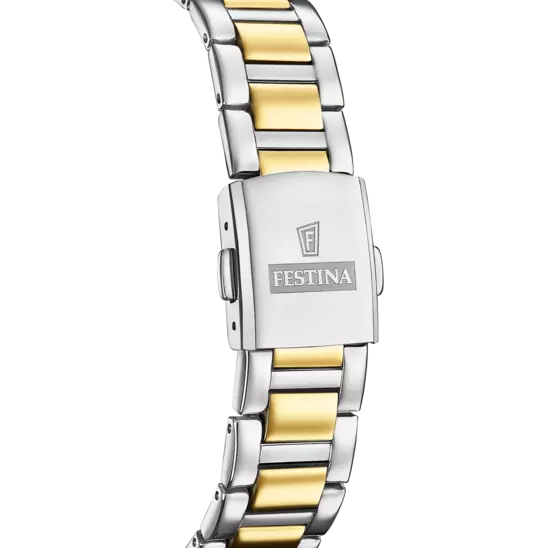 Festina Solar Energy Cream Dial Stainless Steel 316L Women's Watch F20659/1