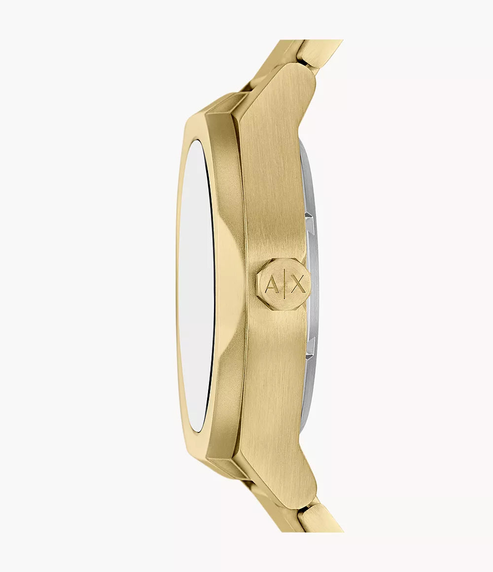 Armani Exchange Sync Automatic Gold Stainless Watch AX4194