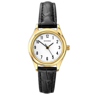 Sekonda Classic Leather Strap White Dial Watch SK4493