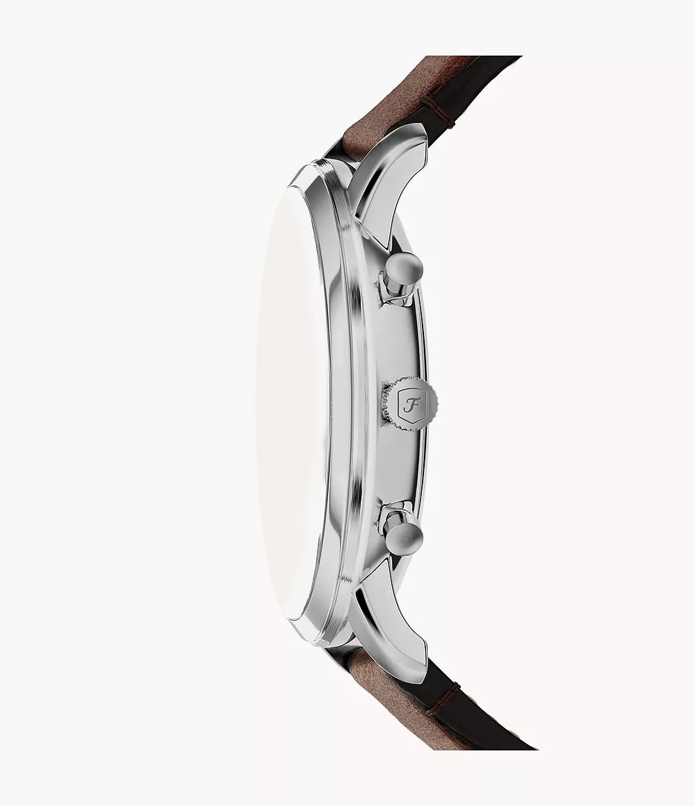 Fossil Neutra Chronograph Brown Leather Watch FS6143