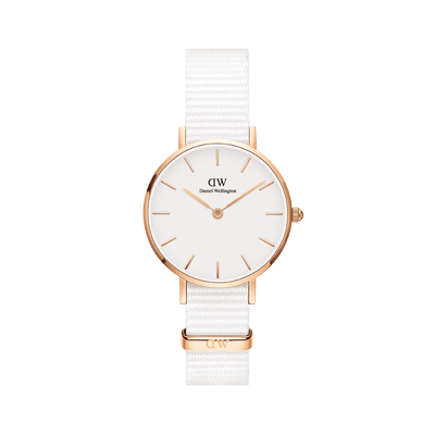 Daniel Wellington Petite Dover 28mm White Dial Watch DW00100313