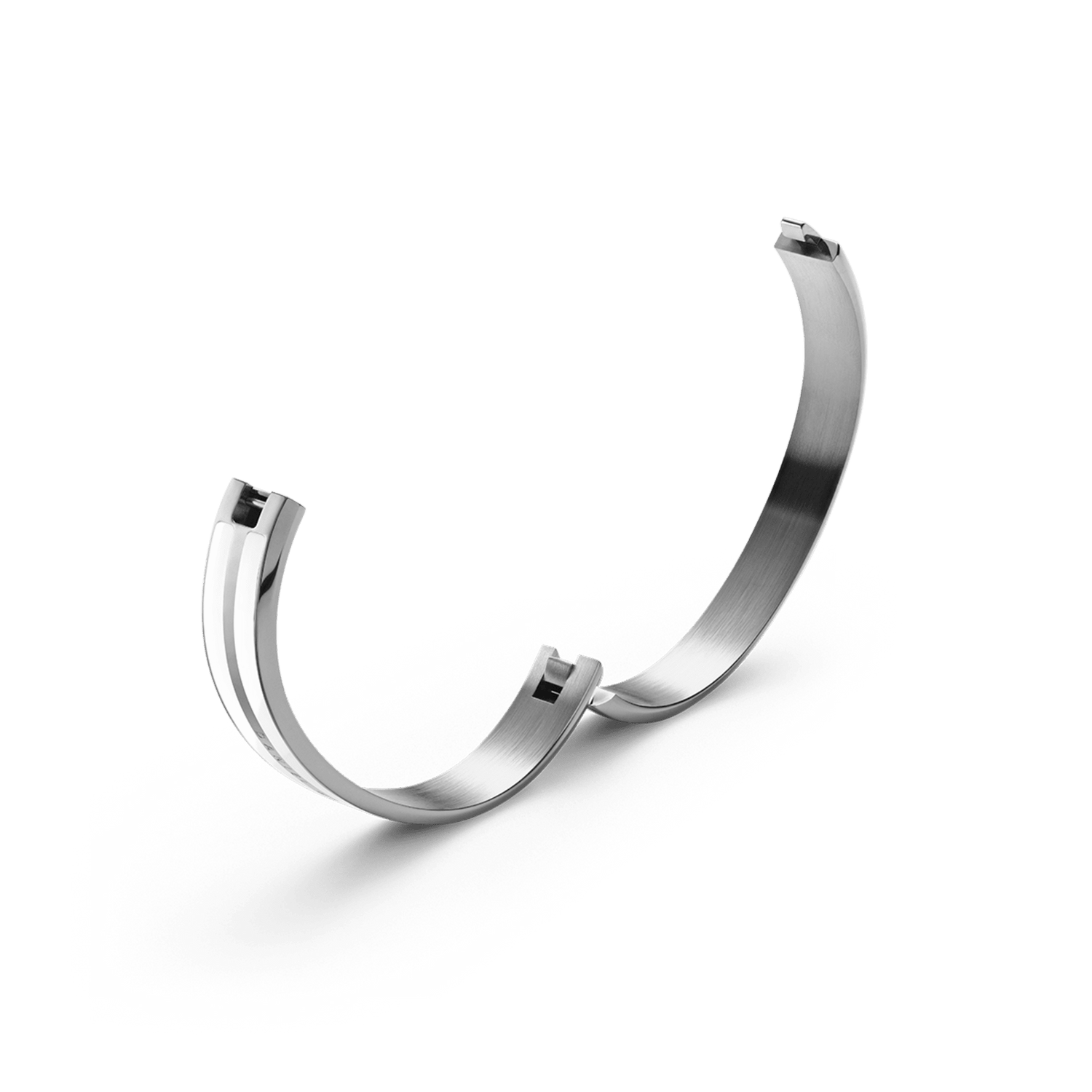 Emalie Infinite White and Silver Bracelet