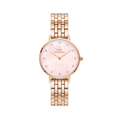 Daniel Wellington Petite 28mm Lumine 5-Link Melrose Watch DW00100617