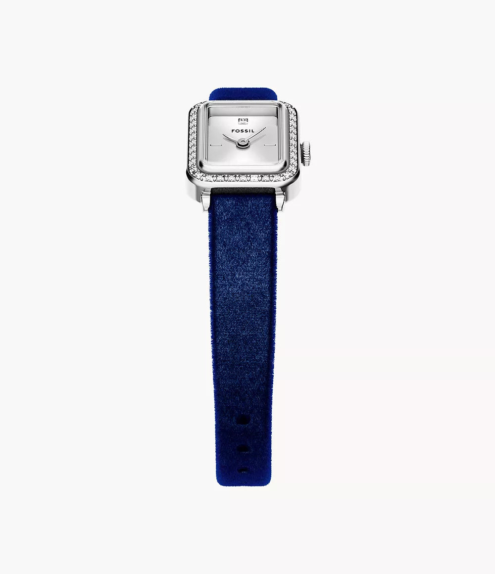 Fossil Raquel Two Hand Blue Velvet Watch ES5436