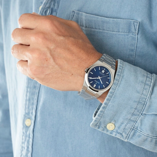 Festina Swiss Made Blue Dial Stainless Steel Bracelet Men's Watch F20051/4
