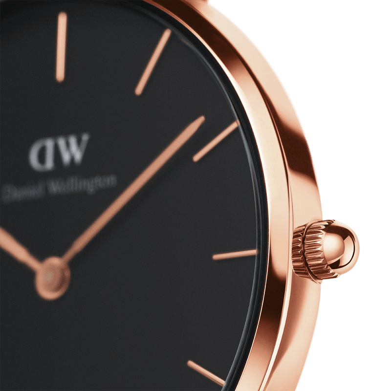 Daniel Wellington Petite 28mm Reading Black Dial Watch DW00100223