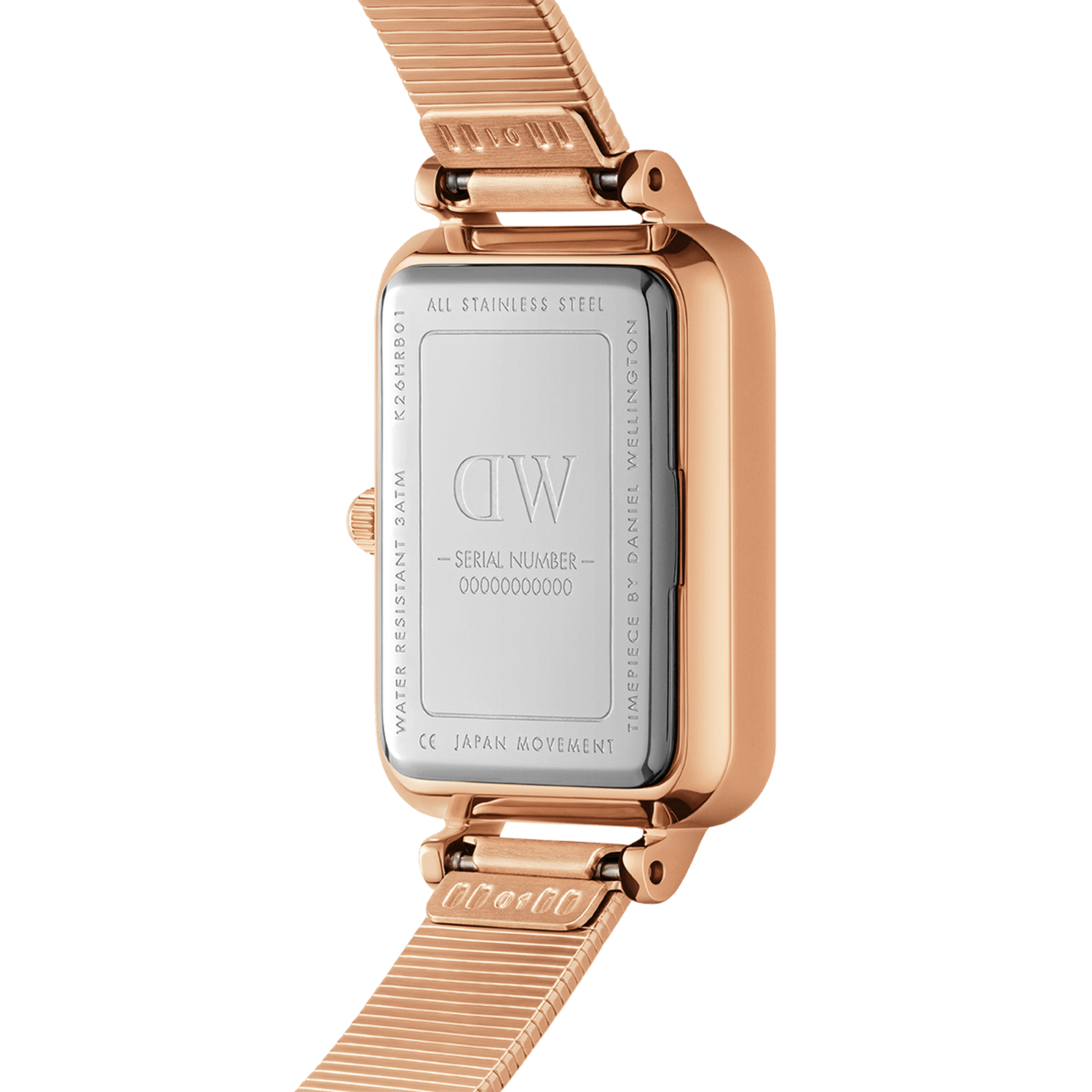 Daniel Wellington Quadro Lumine Pressed Piano 26mm Watch DW00100579
