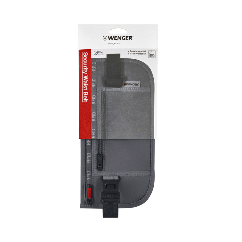 Wenger Waist Belt with RFID Pocket Grey 611879