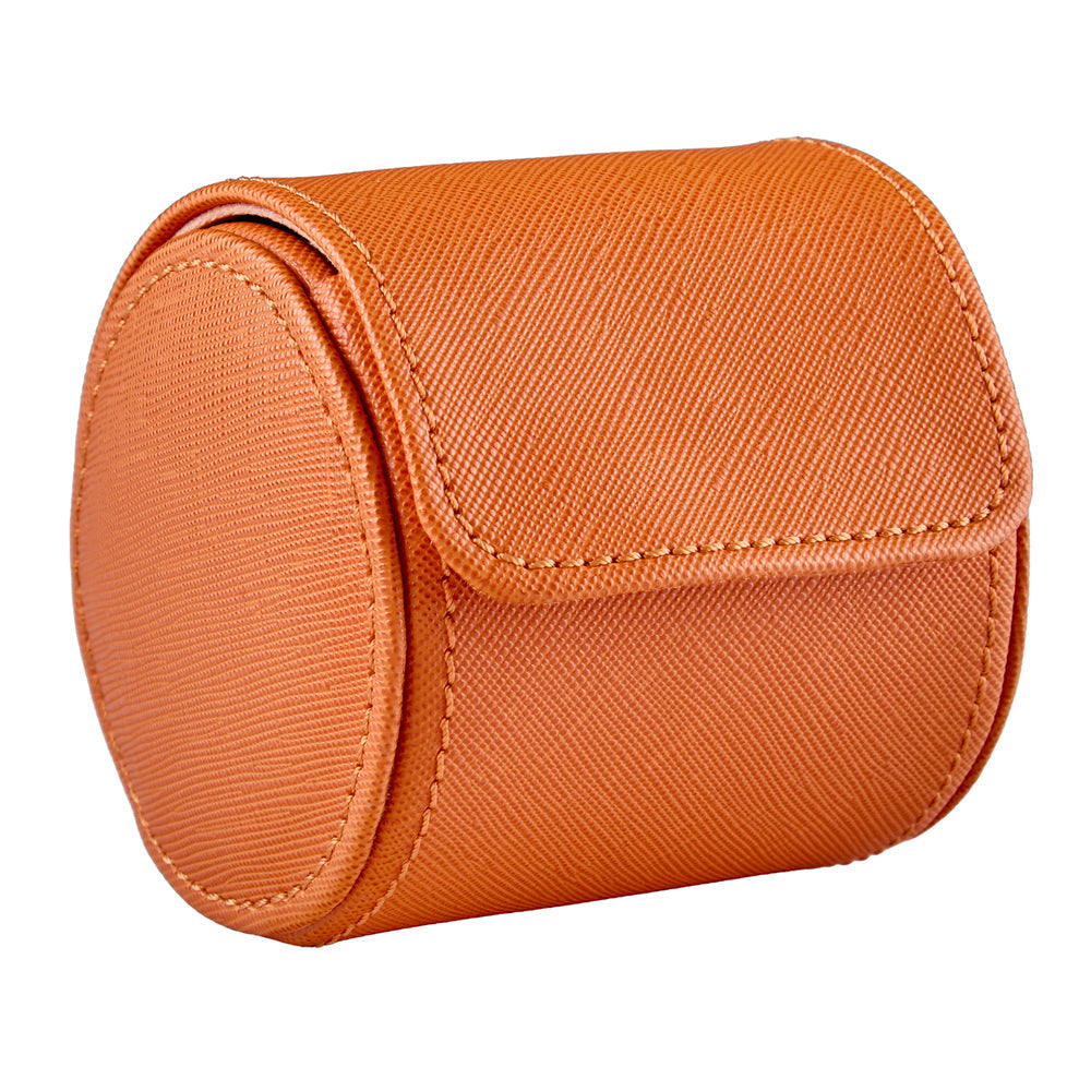 Wolf Single Watch Roll Seltzer Peach/Orange
