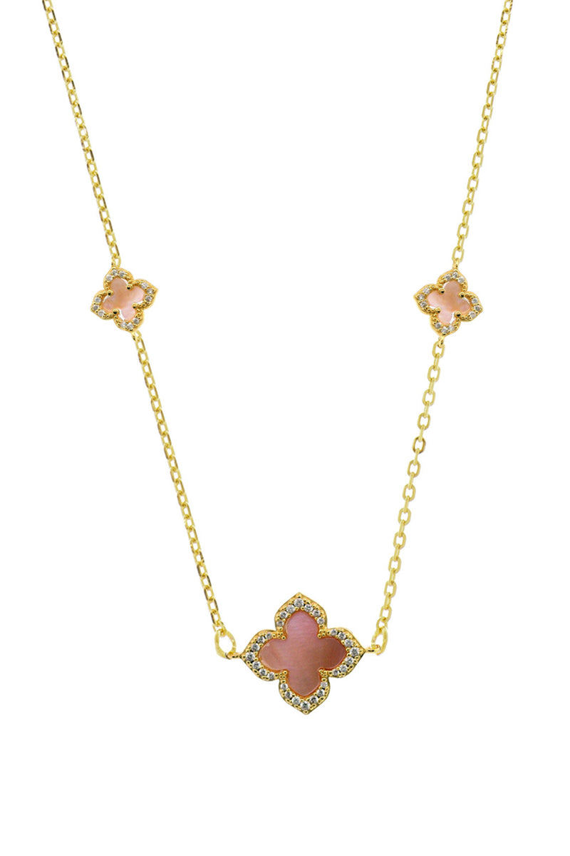 SYDNEY SOIRÉE  FAIRWATER MOTHER OF PEARL DELUXE NECKLACE GOLD