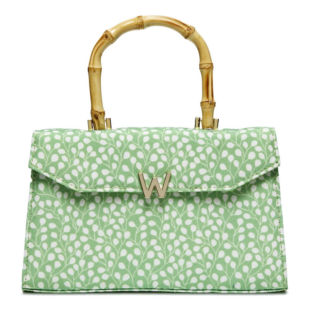 Wolf Evie Large Bag Green Leaves