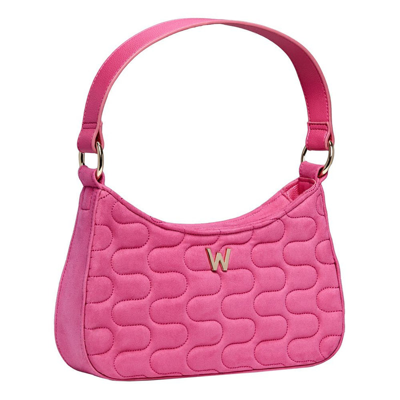 Wolf Mimi Swirl Shoulder Bag with Scarf Pink