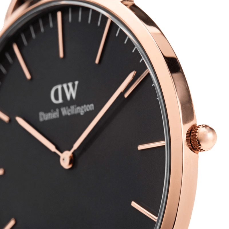 Daniel Wellington Classic 36mm St Mawes Black Dial Watch DW00100136