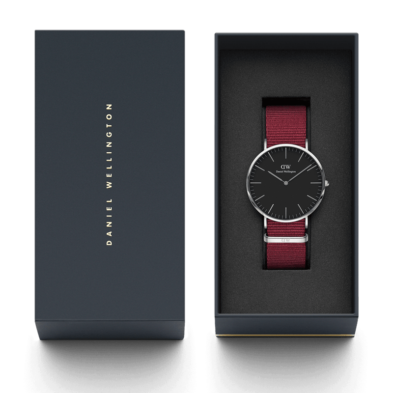 Daniel Wellington Classic 36mm Roselyn Black Dial Watch DW00100274