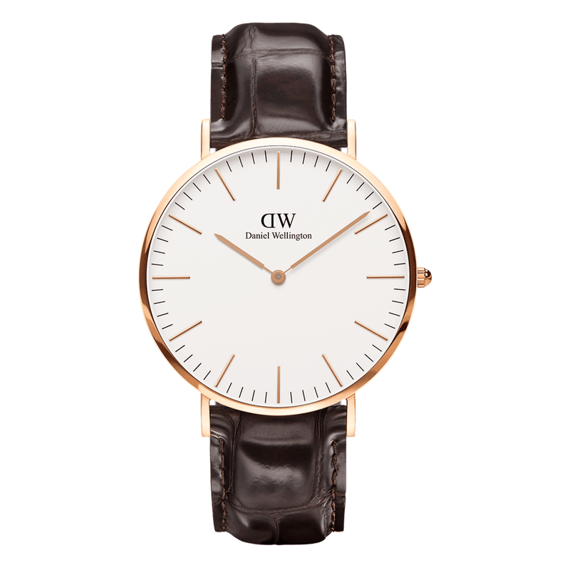 Daniel Wellington Classic 40mm York White Dial Watch DW00100011