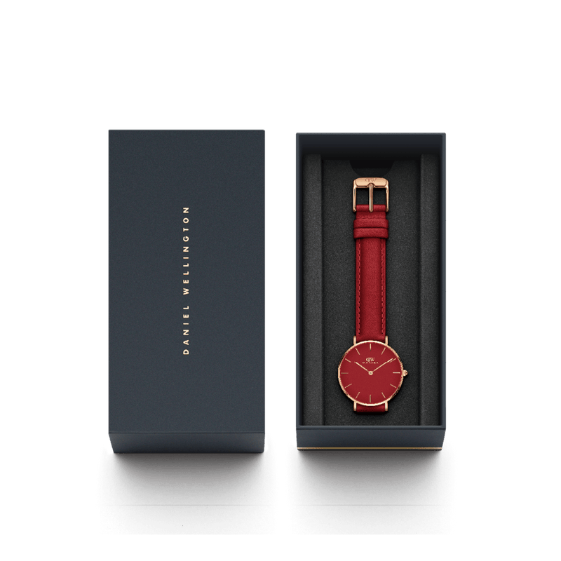 Daniel Wellington Petite 32mm Suffolk Red Dial Watch DW00100404