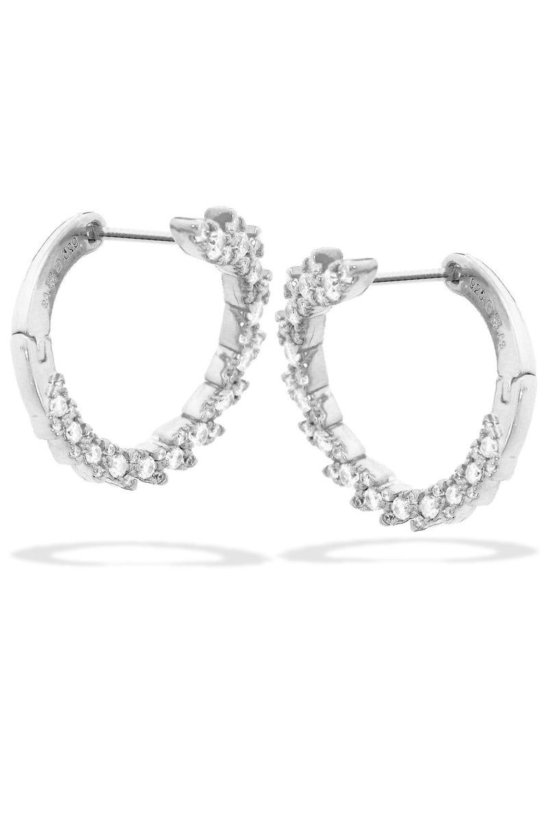 SYDNEY SOIRÉE POINT PIPER EARRINGS SILVER