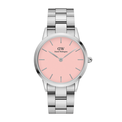 Daniel Wellington Iconic Link 32mm Pink Dial Watch DW00100535