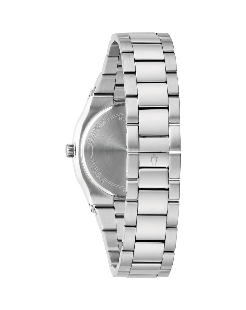 Bulova Classic Surveyor Diamond Stainless Steel Watch 96P242