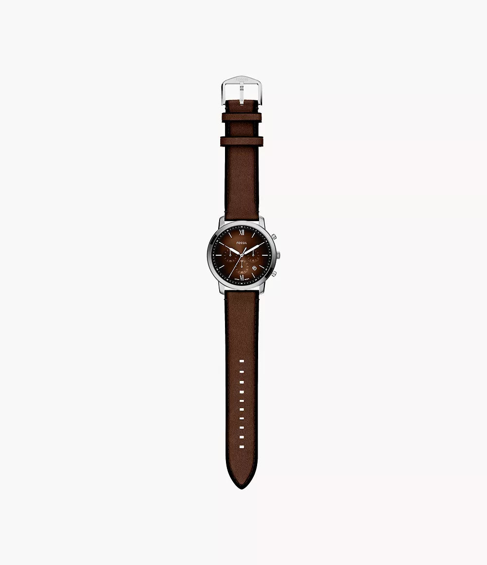 Fossil Neutra Chronograph Brown Leather Watch FS6143