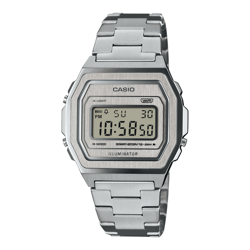 Casio Vintage Iconic Stainless Steel Watch A1000DN-7D